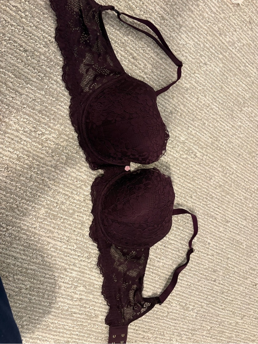 Victoria’s Secret Lace Underwire Bra in Deep Plum - Women Intimates & Sleepwear